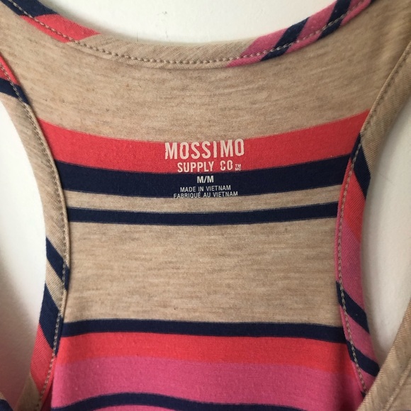 Striped Racerback Jersey Dress - Picture 3 of 5